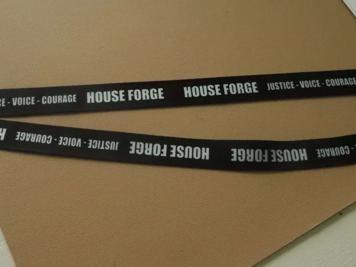 An ID lanyard for students a part of House Forge